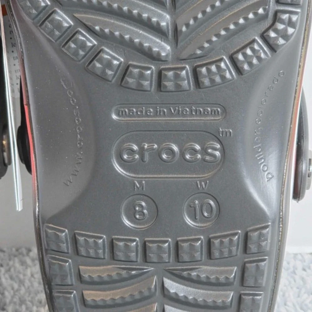 Crocs Star Wars‎ Darth Vader Classic Clogs Black Mens 8 Womens 10 211774-90H NEW